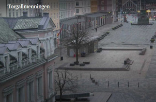 Obraz podglądu z kamery internetowej Bergen - square Torgallmenningen